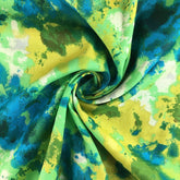 Tissu imprimé en popeline de coton à motif camouflage tie-dye